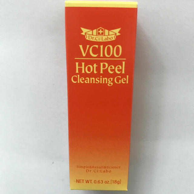 Dr.Ci Labo(ドクターシーラボ)の【新品】VC100ホットピールクレンジングゲル 18g コスメ/美容のスキンケア/基礎化粧品(クレンジング/メイク落とし)の商品写真