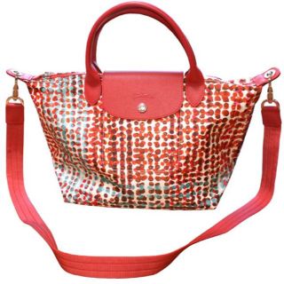 ロンシャン(LONGCHAMP)のロンシャン ル プリアージュ ネオ ハンドバッグS　レッド(ハンドバッグ)