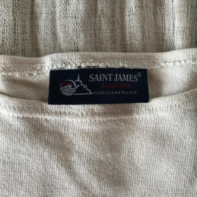 SAINT JAMES(セントジェームス)のセントジェームズオフホワイトカットソー レディースのトップス(カットソー(長袖/七分))の商品写真