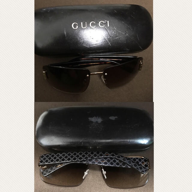 Gucci(グッチ)のGUCCI サングラス ブラウン グッチ柄 レディースのファッション小物(サングラス/メガネ)の商品写真