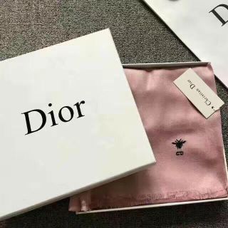 クリスチャンディオール(Christian Dior)のDIOR D-BEE カシミヤシルクストール(ストール/パシュミナ)