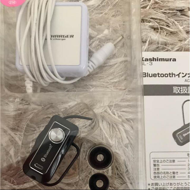 専用 Bluetooth ワイヤレスイヤホンマイク iPhone4対応  スマホ/家電/カメラのオーディオ機器(ヘッドフォン/イヤフォン)の商品写真