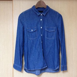 「JEANASIS」 長袖シャツ FREE ネイビー レディース JEANASIS✨ネイビー オーバーサイズシャツ 長袖 Free - メルカリ