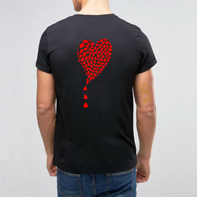 Ron Herman(ロンハーマン)のライズリヴァレンス バックリップハート ウィザードマウス Tシャツ blk メンズのトップス(Tシャツ/カットソー(半袖/袖なし))の商品写真
