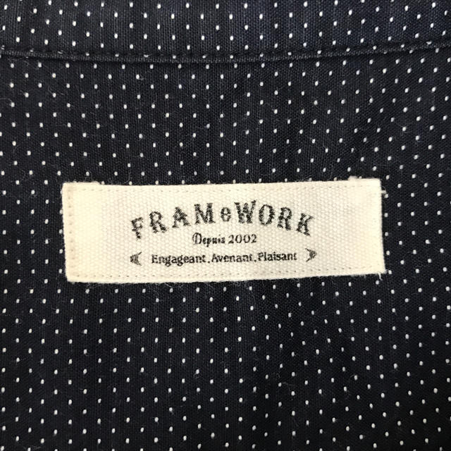 FRAMeWORK(フレームワーク)の【フレームワーク】ドット柄シャツ,水玉,ブラウス,かわいい,半袖 レディースのトップス(シャツ/ブラウス(半袖/袖なし))の商品写真