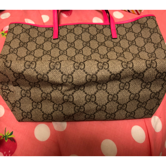 Gucci(グッチ)の郎1989様専用 グッチ キッズライン トートバッグ レディースのバッグ(トートバッグ)の商品写真