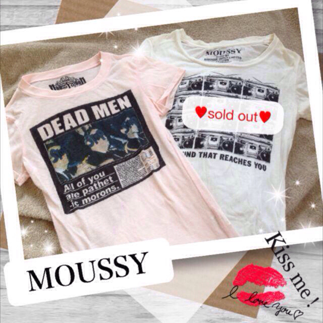 moussy(マウジー)のMOUSSY★Tシャツ レディースのトップス(Tシャツ(半袖/袖なし))の商品写真