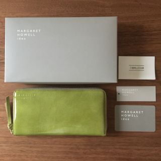 マーガレットハウエル(MARGARET HOWELL)のマーガレットハウエル 長財布  国産レザー 牛革(財布)