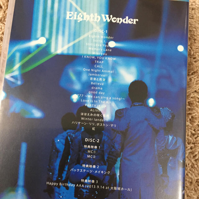 AAA DVD Eighth Wonder エンタメ/ホビーのタレントグッズ(ミュージシャン)の商品写真