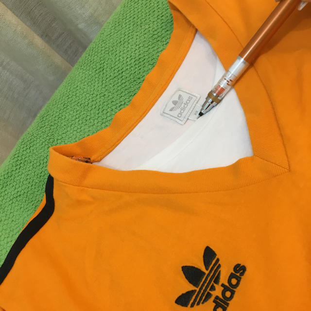 adidas(アディダス)の90's adidas トレフォイルロゴTシャツ レディースのトップス(Tシャツ(半袖/袖なし))の商品写真