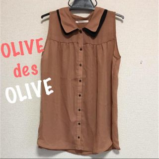 オリーブデオリーブ(OLIVEdesOLIVE)のOLIVEdesOLIVE♡ノースリシャツ(シャツ/ブラウス(半袖/袖なし))