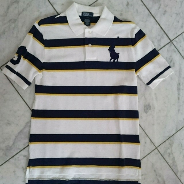 POLO RALPH LAUREN(ポロラルフローレン)の【150】ラルフローレン半袖ポロシャツ キッズ ジュニア キッズ/ベビー/マタニティのキッズ服男の子用(90cm~)(Tシャツ/カットソー)の商品写真