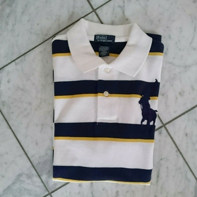 POLO RALPH LAUREN(ポロラルフローレン)の【150】ラルフローレン半袖ポロシャツ キッズ ジュニア キッズ/ベビー/マタニティのキッズ服男の子用(90cm~)(Tシャツ/カットソー)の商品写真