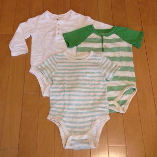 ベビーギャップ(babyGAP)のロンパース3着セット＊90サイズ(ロンパース)