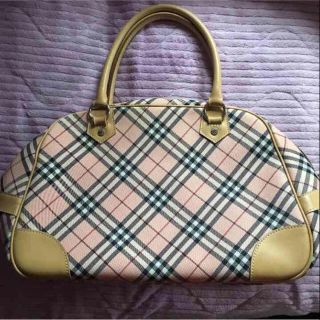 バーバリー(BURBERRY) ボストンバッグ(レディース)（ブルー・ネイビー 