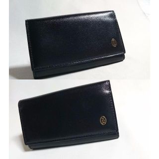 Cartier - 正規美 カルティエ パシャ 6連キーケース 黒×ゴールド