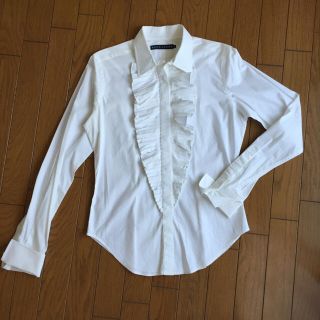 ラルフローレン(Ralph Lauren)のラルフローレン 新品★白シャツ 9号♫(シャツ/ブラウス(長袖/七分))