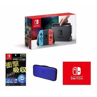 ニンテンドウ(任天堂)のNINTENDO SWITCH☆任天堂スイッチ☆本体新品 amazonセット(家庭用ゲーム機本体)