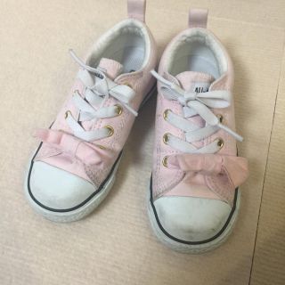 コンバース(CONVERSE)のコンバース☆女の子☆リボン17㎝スニーカー(スニーカー)