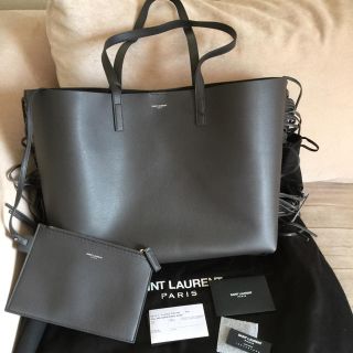 新品 サンローラン フリンジトートバック ショルダーバッグ グレージュ