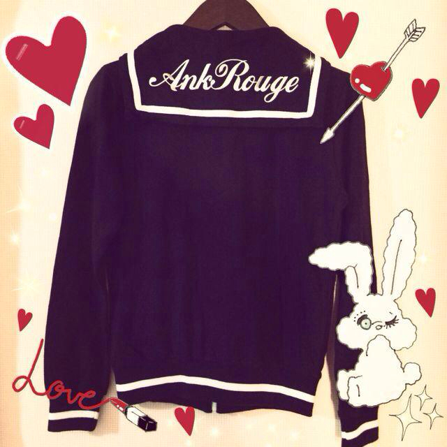 Ank Rouge(アンクルージュ)のアンクルージュ♡セーラーパーカ レディースのトップス(パーカー)の商品写真