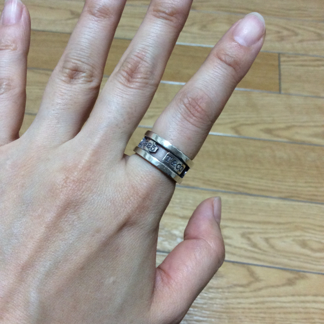 Tiffany & Co.(ティファニー)のティファニー 指輪 シルバー13号 値下げ交渉可 レディースのアクセサリー(リング(指輪))の商品写真