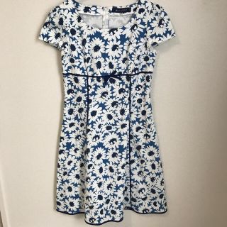 エムズグレイシー(M'S GRACY)の【★T★即購入OK!様専用】エムズグレイシー★マーガレット 花柄 ワンピース(ひざ丈ワンピース)