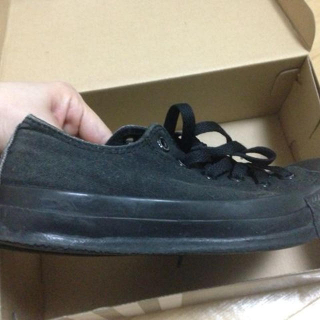 CONVERSE(コンバース)のコンバース♡黒 レディースの靴/シューズ(スニーカー)の商品写真
