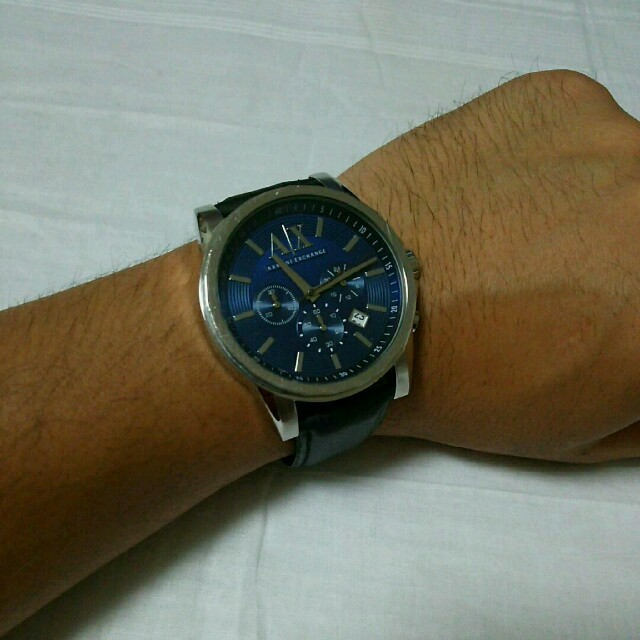 ARMANI EXCHANGE(アルマーニエクスチェンジ)の電池交換済み！A/Xアルマーニエクスチェンジ メンズ腕時計 男性用 稼働品 メンズの時計(腕時計(アナログ))の商品写真