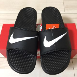 ナイキ(NIKE)の日本未発売 NIKE BENASSI SWOOSH BLACK ナイキ ベナッシ(サンダル)