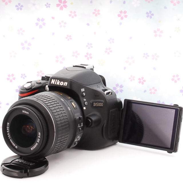 ☆Wi-Fiでスマホへ☆自撮り☆取扱説明書 Nikon D5100 レンズキットのサムネイル