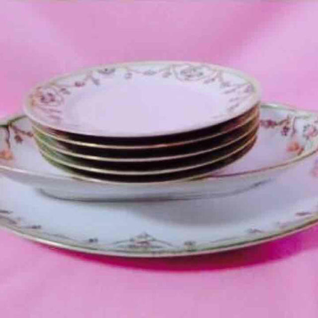 Noritake(ノリタケ)の美品！1912手塗りオールドノリタケお皿＊プレート7点セット エンタメ/ホビーの美術品/アンティーク(陶芸)の商品写真