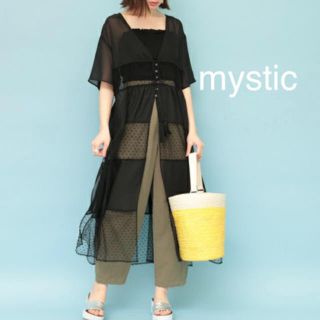 ミスティック(mystic)の新品❁﻿ミスティック チュールドットガウン カーディガン(カーディガン)