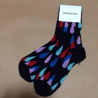 マリメッコ(marimekko)のしずく柄 くつした(ソックス)