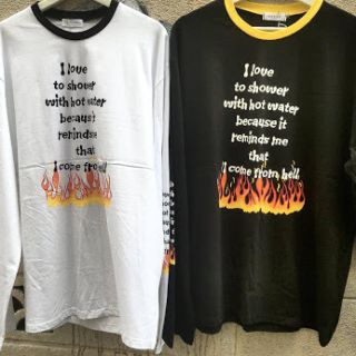 シュプリーム(Supreme)のXU ファイヤースリーブロングtシャツ(Tシャツ/カットソー(七分/長袖))