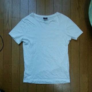 エイチアンドエム(H&M)のh&m 無地　ホワイトTシャツ XS(Tシャツ/カットソー(半袖/袖なし))