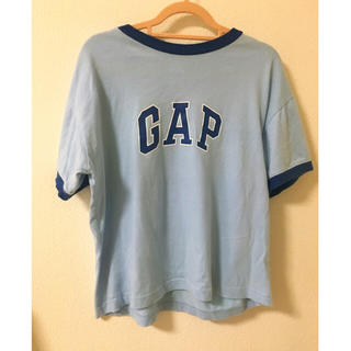 ギャップ(GAP)のGAP☆ブルー系ロゴTシャツ(Tシャツ(半袖/袖なし))