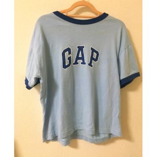 ギャップ(GAP)のGAP☆ブルー系ロゴTシャツ(Tシャツ(半袖/袖なし))