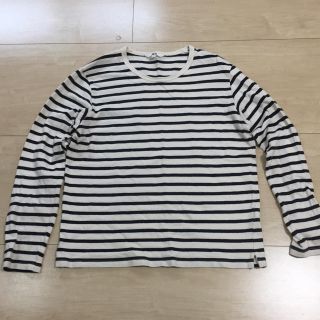 ユニクロ(UNIQLO)のUNIQLO ボーダー ロンT(Tシャツ/カットソー(七分/長袖))