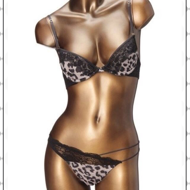 Ravijour(ラヴィジュール)のLace Leopardブラセットグレー レディースのルームウェア/パジャマ(ルームウェア)の商品写真