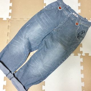 ダブルシー(wc)の【美品】ダブルシー ヒッコリーストライプ パンツ S(デニム/ジーンズ)