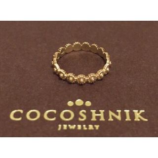 ココシュニック(COCOSHNIK)のcocoshnik フラワーモチーフリング(リング(指輪))