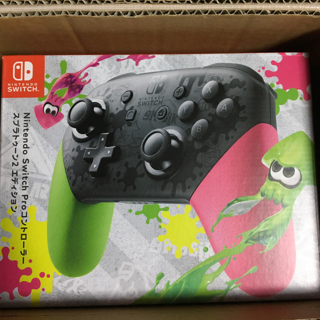 送料無料！スプラカラー プロコン 新品未開封 任天堂 スイッチ switch  エンタメ/ホビーのゲームソフト/ゲーム機本体(家庭用ゲーム機本体)の商品写真