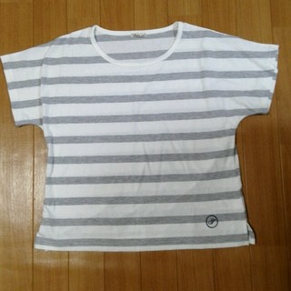 サマンサモスモス(SM2)の新品未使用のSM2のボーダーTシャツ(Tシャツ(半袖/袖なし))