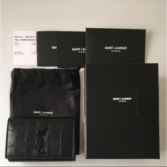 Saint Laurent(サンローラン)のkimmy様専用    新品 未使用 正規品 イヴ・サンローラン キーケース レディースのファッション小物(キーケース)の商品写真