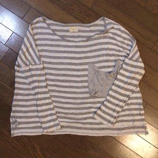 アングリッド(Ungrid)の値下げ☆ルーズポケットボーダーT/S(Tシャツ(長袖/七分))