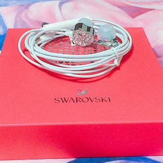 スワロフスキー(SWAROVSKI)のSWAROVSKI ハート イヤホン(その他)