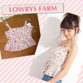 ローリーズファーム(LOWRYS FARM)のLOWRYS FARM＊ペプラムビスチェ(キャミソール)