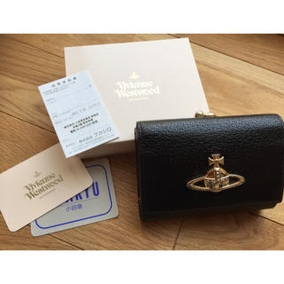 ヴィヴィアンウエストウッド(Vivienne Westwood)のran様お取り置き:vivienne三つ折り財布 オーブ黒箱あり(財布)