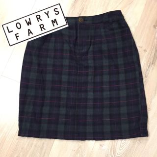 ローリーズファーム(LOWRYS FARM)の即発送❤️ローリーズファーム チェックスカート(ひざ丈スカート)